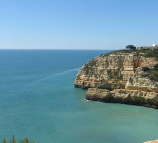 Blick zum Strand von Benagil