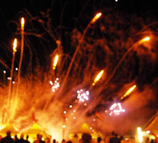 Das Abschlussfeuerwerk im Bild