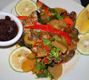 Gebratene Fischfilets im Bistrot des Pecheurs