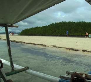 Ankunft am tollen Sandstrand