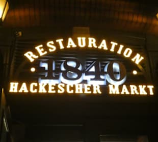 Die Restauration 1840 am Hackeschen Markt