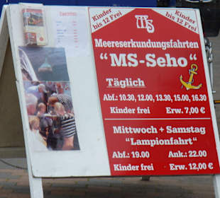 Ausflugsziel Heiligenhafen Bootsfahrt