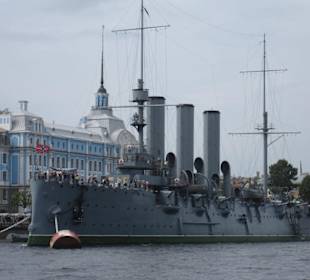 Unterwegs auf der Newa