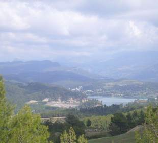 Im Taurusgebirge mit Blick auf den Manavgatstausee