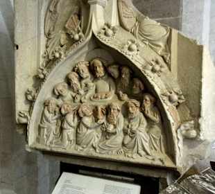 Relief vom Abendmahl
