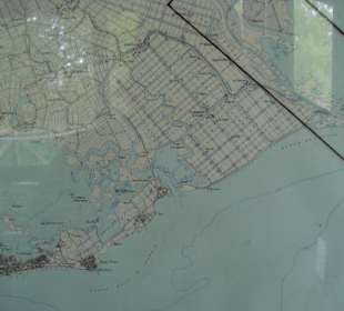 Karte im schwarzen Balken ist das Mündungsgebiet 