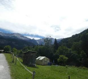 Bei einer Wanderung bei Garmisch-Partenkirchen