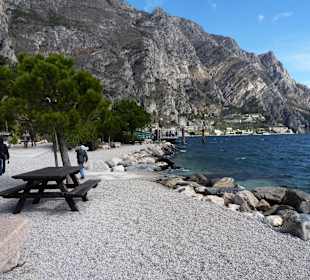 Ende der Promenade - Strand