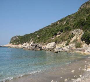 Der Strand von Ermones