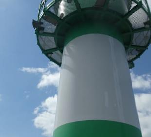 Beim Leuchtturm / Leuchtfeuer auf der Nordermole