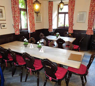 Die Gaststuben der Brauerei-Gaststätte Klosterbräu