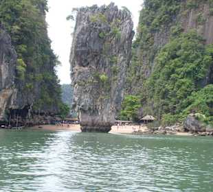 Der Felsen vom Wasser