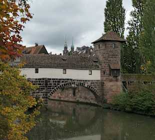 Der Henkerturm in  Nürnberg an der Pegnitz