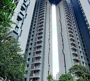 Pinnacle@Duxton von unten