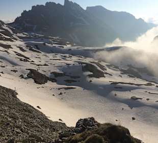 Auf dem Latemar in den Morgenstunden