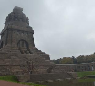 Völkerschlachtdenkmal leider im Nebel