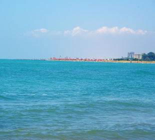 Strand in Bibione Juni 2012