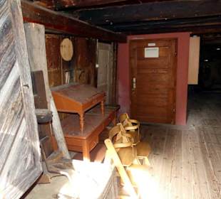 Einblick in den Mühlenraum