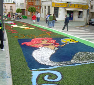 Alfombras florales Burela