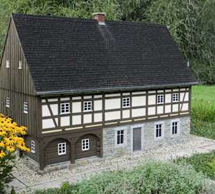 Nachgebildetes Umgebindehaus
