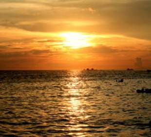 Sonnenuntergang am Strand