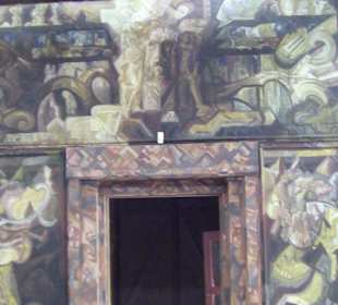 Tempel Ein-/Ausgang innen