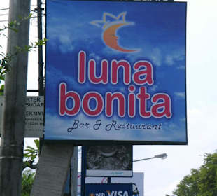 Strassenwerbung Luna