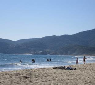 Sandstrand von Sarti / Hotel Apollon