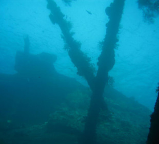 Schiffswrack der US. Liberty 