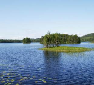 typische Seenlandschaft