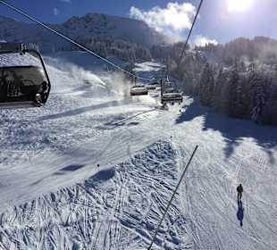 Traumbedingungen im Skigebiet Oberjoch