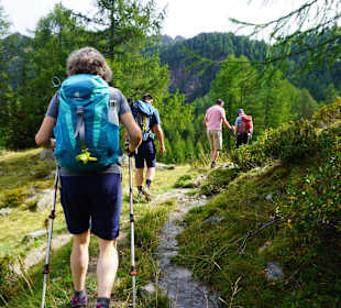 Wandern Pfossental Latsch