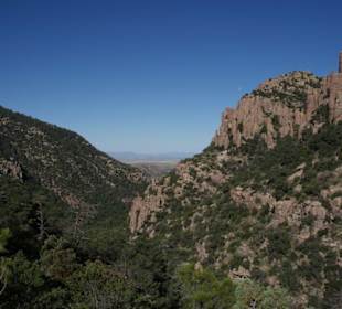Blick vom Wanderweg Richtung Visitorcenter