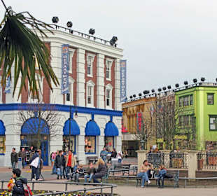 Blick in Richtung Hollywood Street