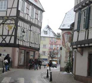 Altstadt Wissembourg im Winter