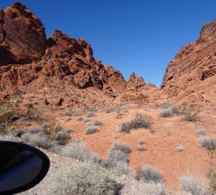 Im Valley of Fire unterwegs