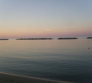 Unser Strand am Abend