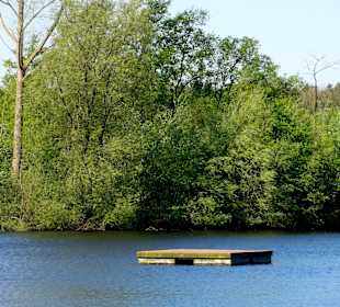 Badeplattform auf dem Bultensee