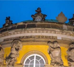 Teilansicht Schloß Sanssouci, Potsdam