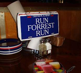 Schild zum umklappen wenn man bedient werden will!