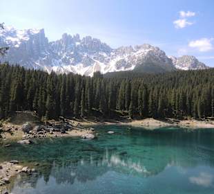 Karersee mit Rosengarten