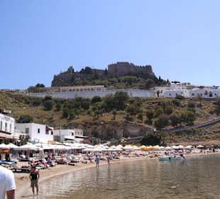 Blick auf Lindos