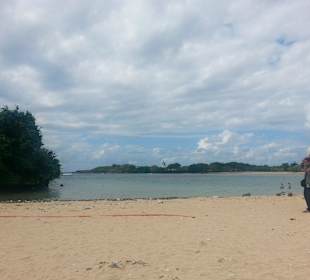 Blick auf den zweiten Strandabschnitt