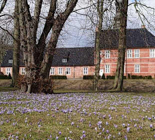 Im Hintergrund Schloss zu Husum