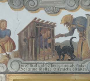 Das Hänsel und Gretl Haus in der Ettaler Straße