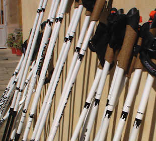 Nordic Walking Stöcke-Verleih und Kurse