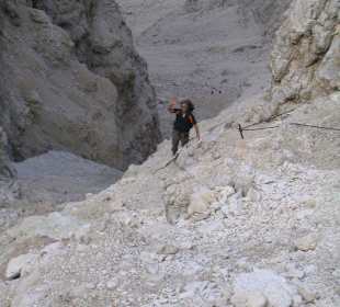 Mittagstal, Val Mezdì, Klettersteig