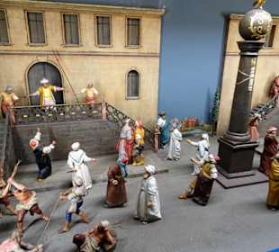 Details aus der Krippensammlung der Hofburg