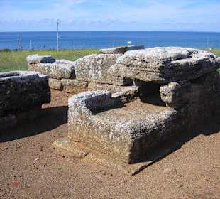 Grabstätten in der Nekropolis