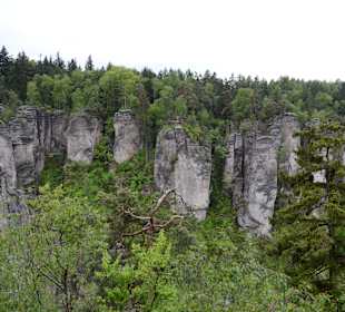 Czechy - Prachovské skály